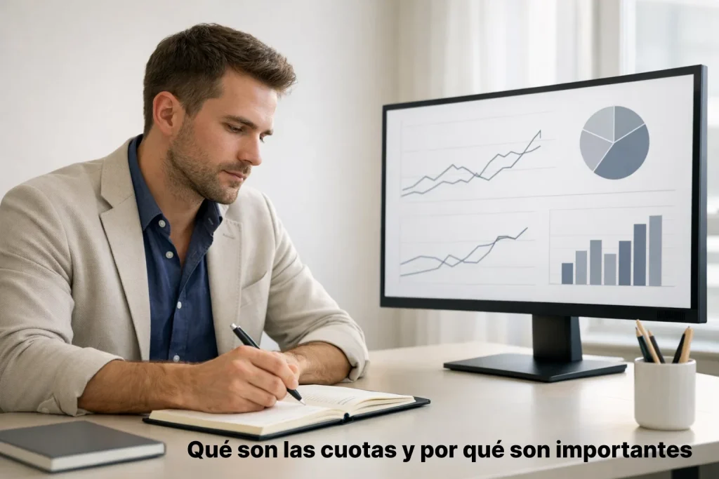 Persona analizando estadísticas deportivas en pantalla de ordenador